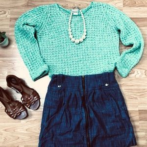 Teal Sweater by Vero Moda